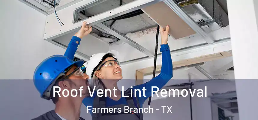 Roof Vent Lint Removal Farmers Branch - TX